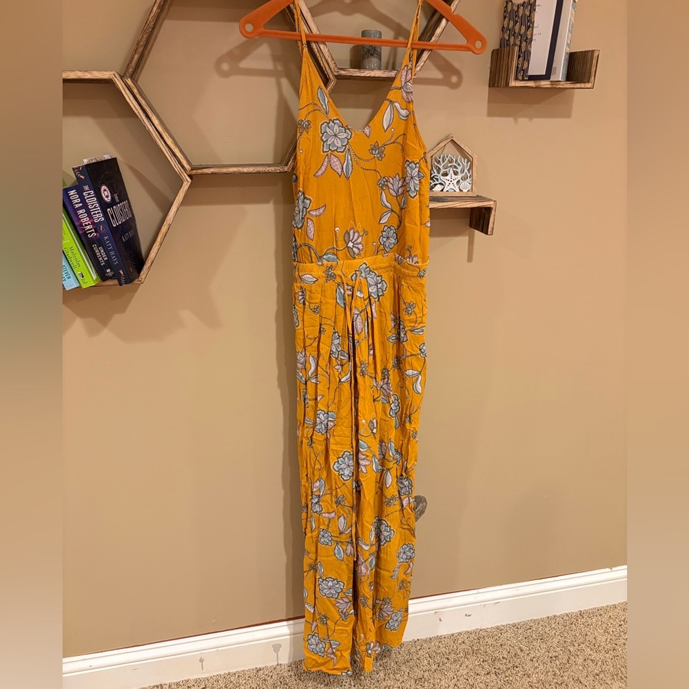 Jaase Mustard Floral Dress